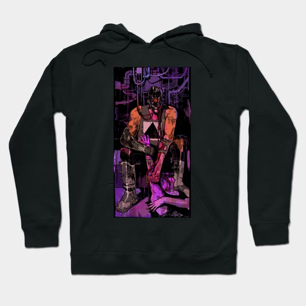 Temperance (Cyberpunk Tarot) Hoodie by Joshessel